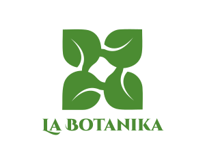 Green - Green X Leaf logo design