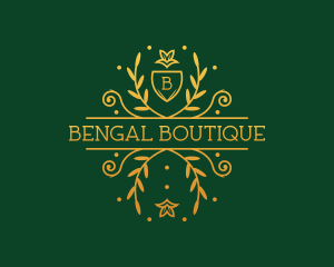 Elegant Flower Boutique logo design