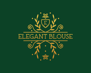 Elegant Flower Boutique logo design