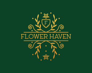 Elegant Flower Boutique logo design