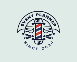 Razor Haircut Barbershop Logo