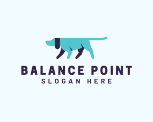 Pointing Directional Dog logo design