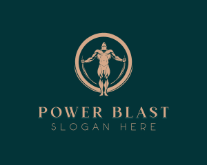 Power Fitness Masculine logo design