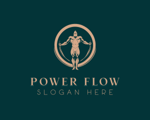 Power Fitness Masculine logo design