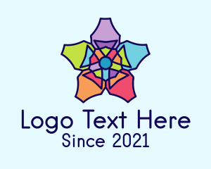 Art - Floral Mosaic Ornament logo design