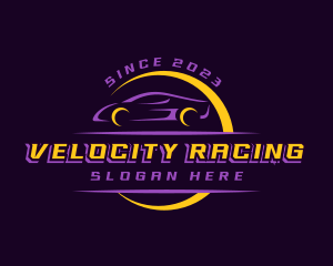 Car Racing Tournament logo design