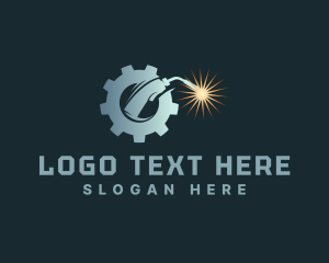 Worker - Machine Welding Workshop logo design