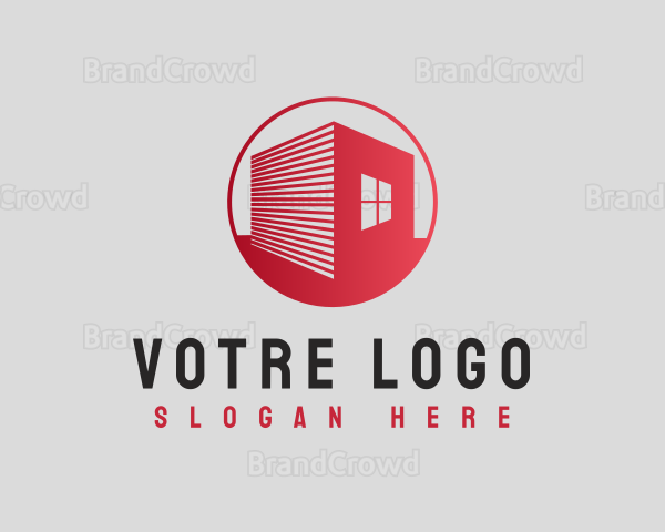 Construction Red Home Logo
