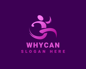 Gym Human Exercise  Logo