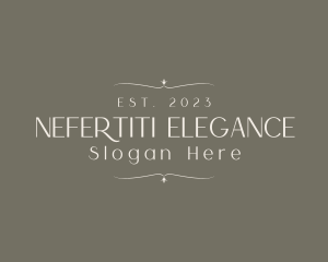 Elegant Minimalist Styling Business logo design