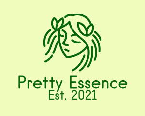 Pretty - Green Pretty Woman logo design