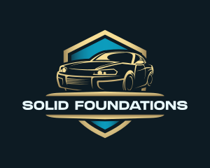 Sedan - Car Racing Mechanic logo design