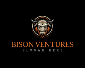 Buffalo Horn Ranch logo design