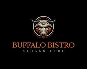 Buffalo - Buffalo Horn Ranch logo design