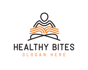 Book Yoga Wellness logo design