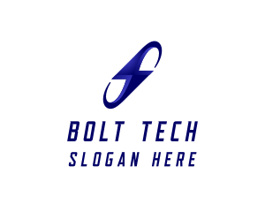 Lightning Bolt Charge logo design