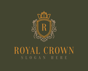 Royal Crown Shield logo design