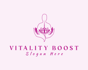 Body - Lotus Body Massage logo design