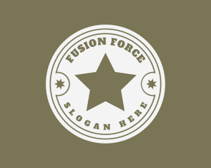 Army Soldier Star  logo design