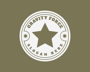 Army Soldier Star  logo design