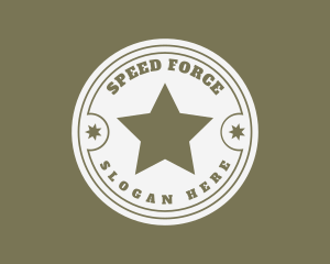 Army Soldier Star  logo design