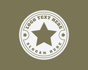 Army - Army Soldier Star logo design