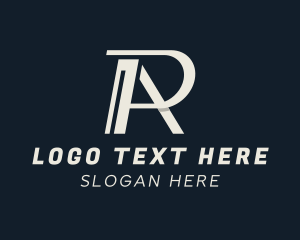 Letter Ar - Modern Logistics Company logo design
