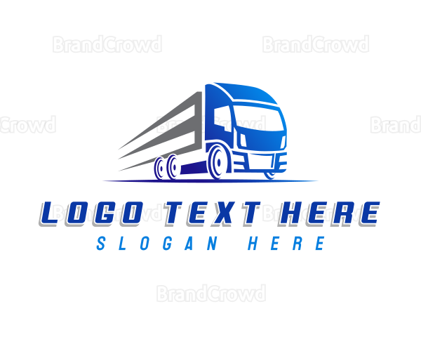 Truck Shipping Transport Logo