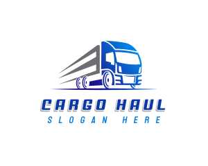 Truck Shipping Transport logo design