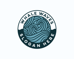 Waves Surf Coast logo design