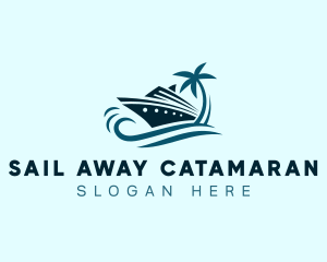 Cruise Vacation Sailing logo design