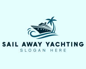 Cruise Vacation Sailing logo design