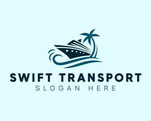 Cruise Vacation Sailing logo design