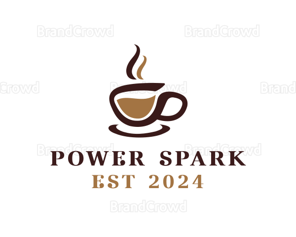 Coffee Cup Stroke Logo
