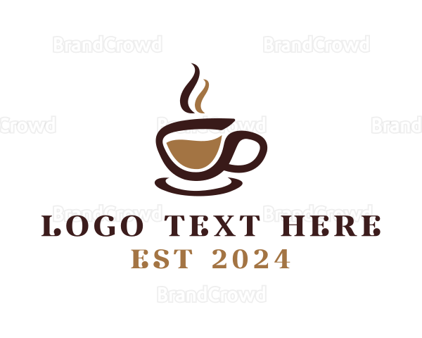 Coffee Cup Stroke Logo