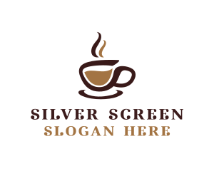 Coffee Cup Stroke  Logo