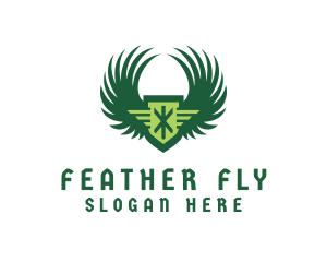 Logistics Fly Wing logo design