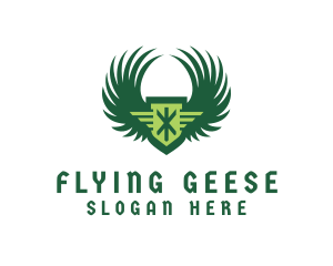 Logistics Fly Wing logo design