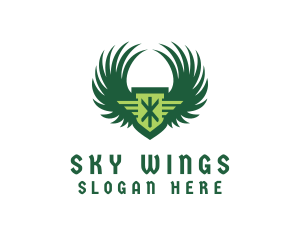 Logistics Fly Wing logo design