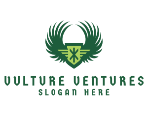 Vulture - Logistics Fly Wing logo design
