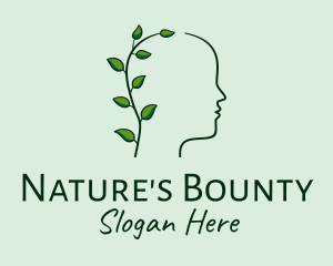 Nature Person Head logo design