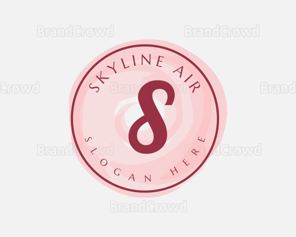 Feminine Beauty Watercolor Logo