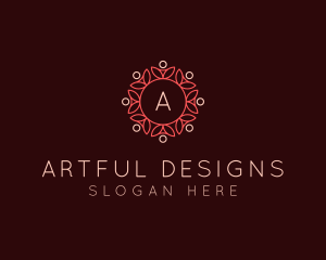 Nature Garden Flower  logo design