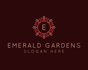 Nature Garden Flower  logo design