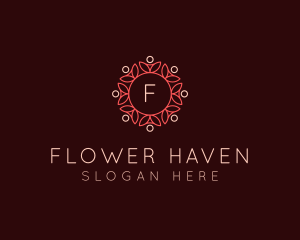 Nature Garden Flower  logo design