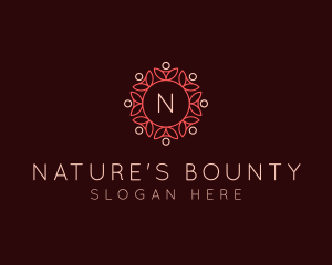 Nature Garden Flower  logo design