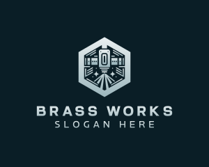 Laser Engraving Metalworks logo design