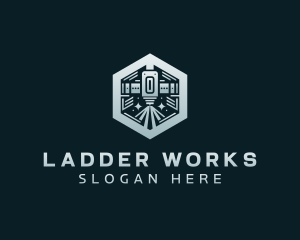 Laser Engraving Metalworks logo design