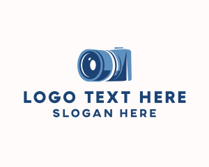 Digicam - Digital Camera Lens logo design