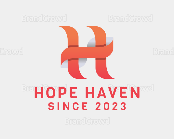 Modern Digital Software Letter H Logo